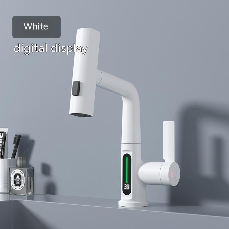 Digital Display Faucet Pull-out Basin