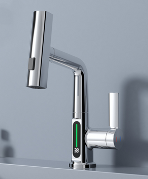 Digital Display Faucet Pull-out Basin