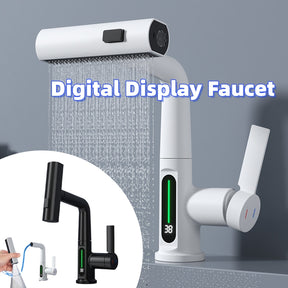 Digital Display Faucet Pull-out Basin