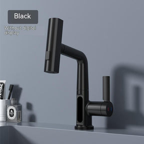 Digital Display Faucet Pull-out Basin