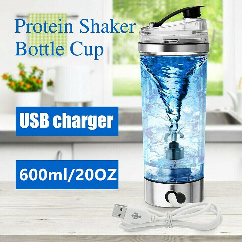 Electric Protein Shake Stirrer Bottle